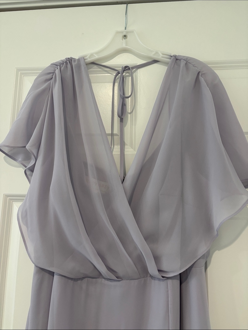 Birdy Grey Chiffon Bridesmaid Dress in Dusty Lilac- Style name “Violet” - Picture 5 of 8